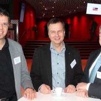 de g. Robert Brand (Turbotec GmbH), Ivo Musch (Président UPSA section UR) et Karl Baumann (UPSA)